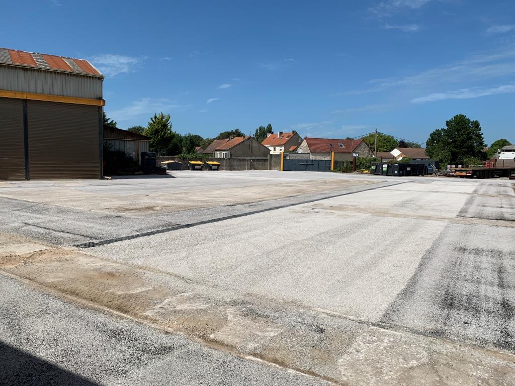 Rénovation de 3000m² de notre parc de stockage.